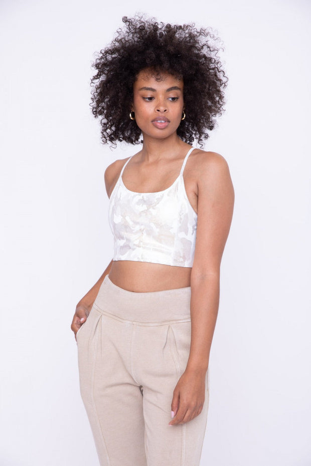 GFA Camo Sports Bra - Gettin Shady