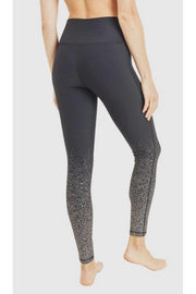 Plus Metallic Raindrop Leggings - Gettin Shady