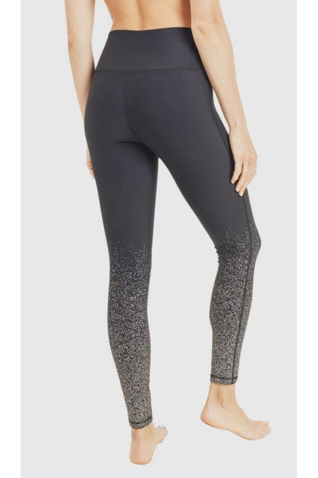 Plus Metallic Raindrop Leggings - Gettin Shady