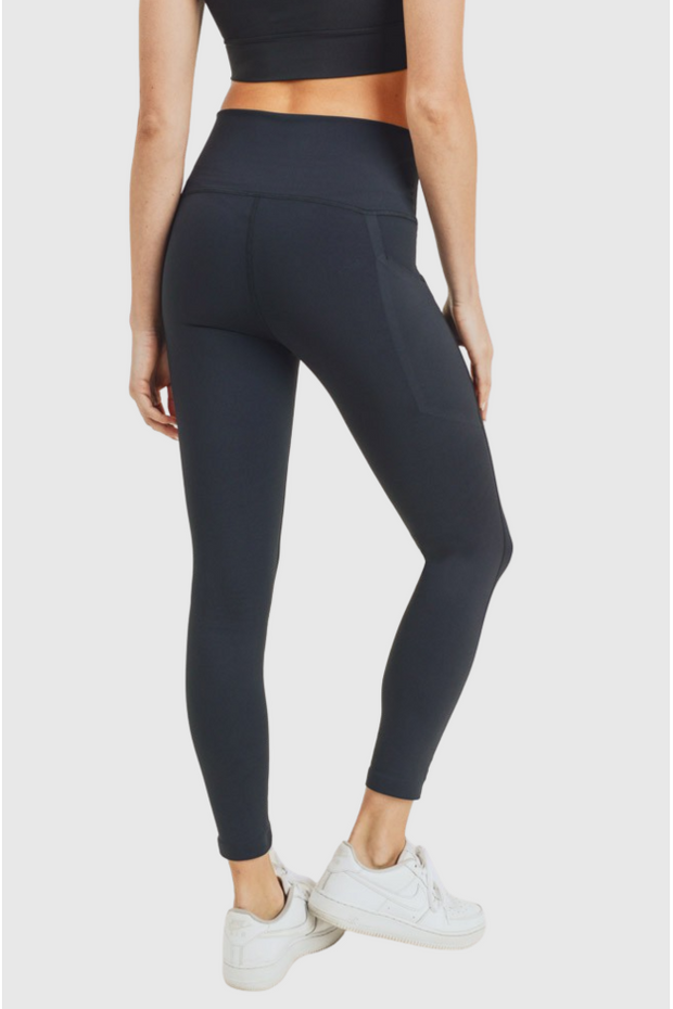 Foldover Highwaisted Leggings - Gettin Shady