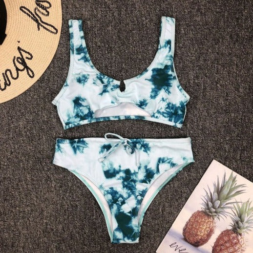 Tie Dye Two-Piece Bikini - Gettin Shady